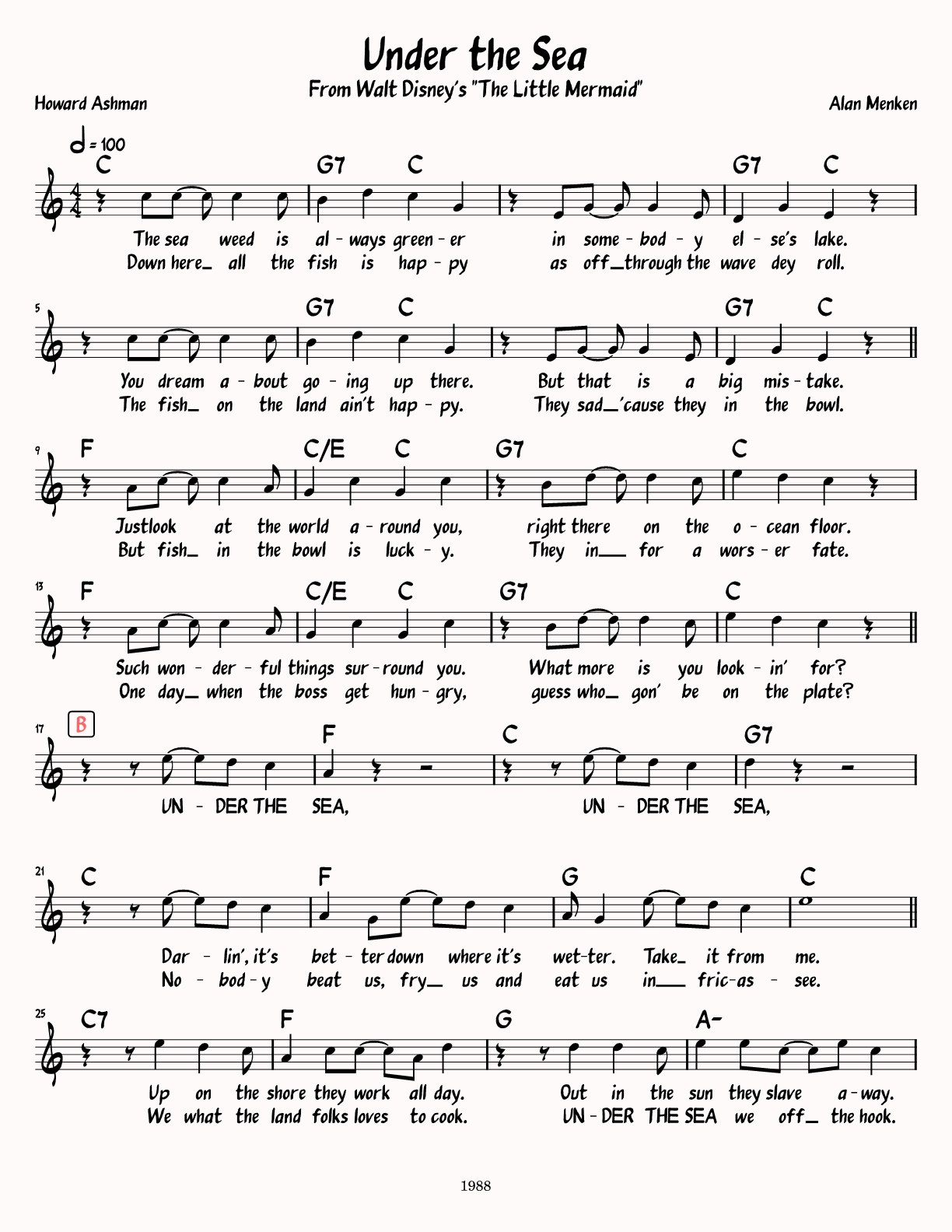 Sheet Music